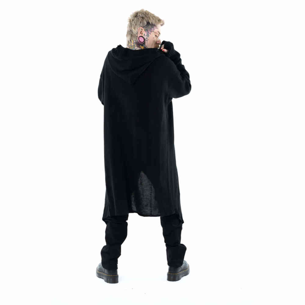Chemical Black - Arrow Long cardigan - Black